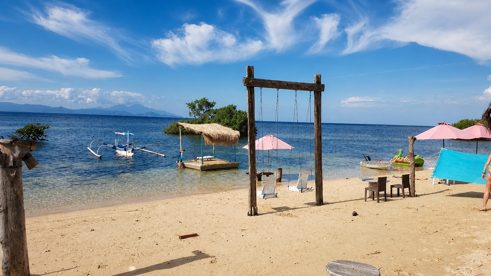 ビーチブランコ・浅瀬側