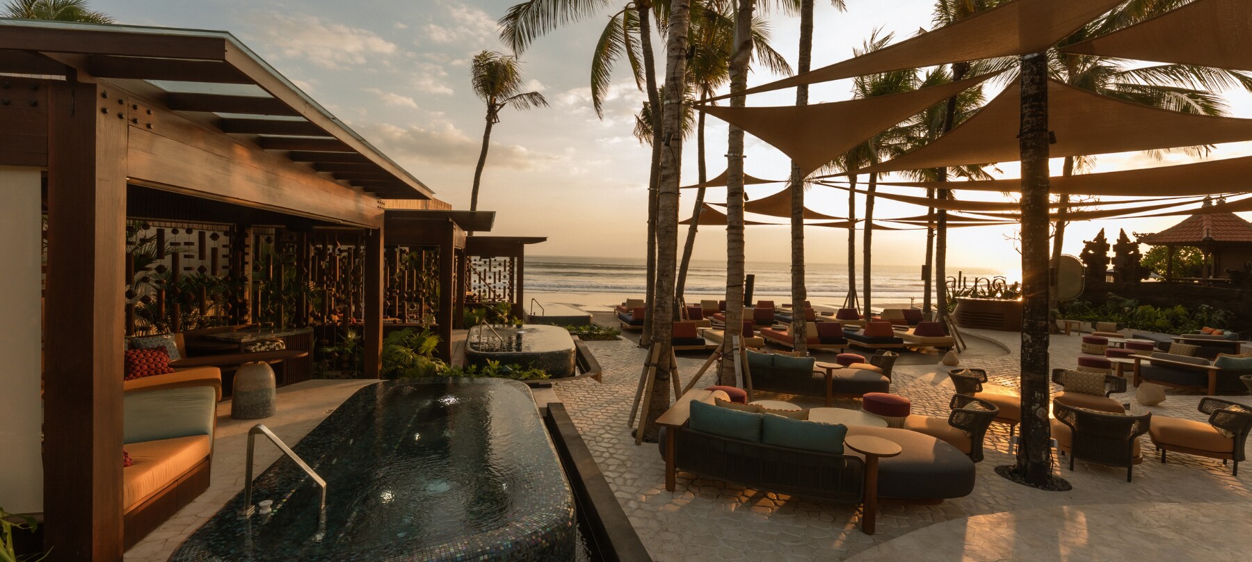 Cabana and pool view (Official image)