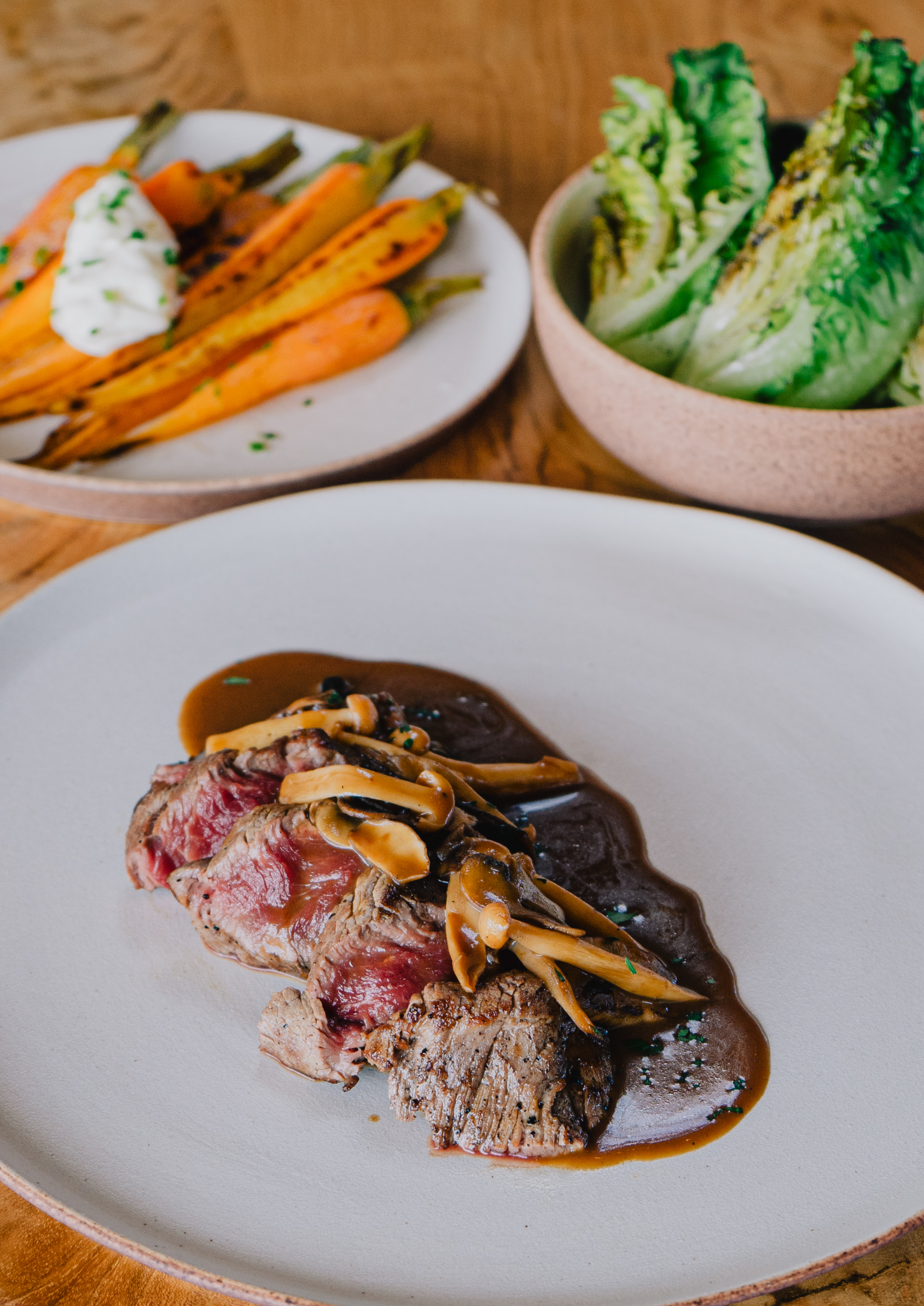 Proper Dishes With Ocean Views