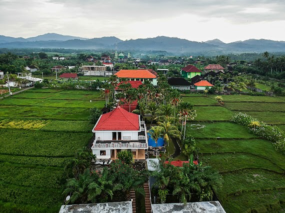 Pemandangan Seluruh Properti di Pesisir