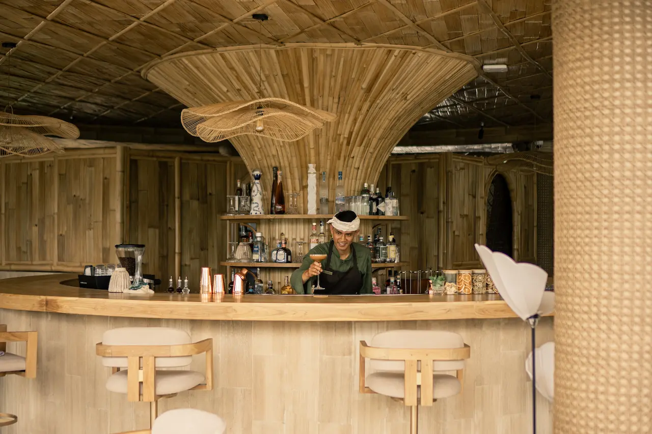 Bamboo Bar Counter