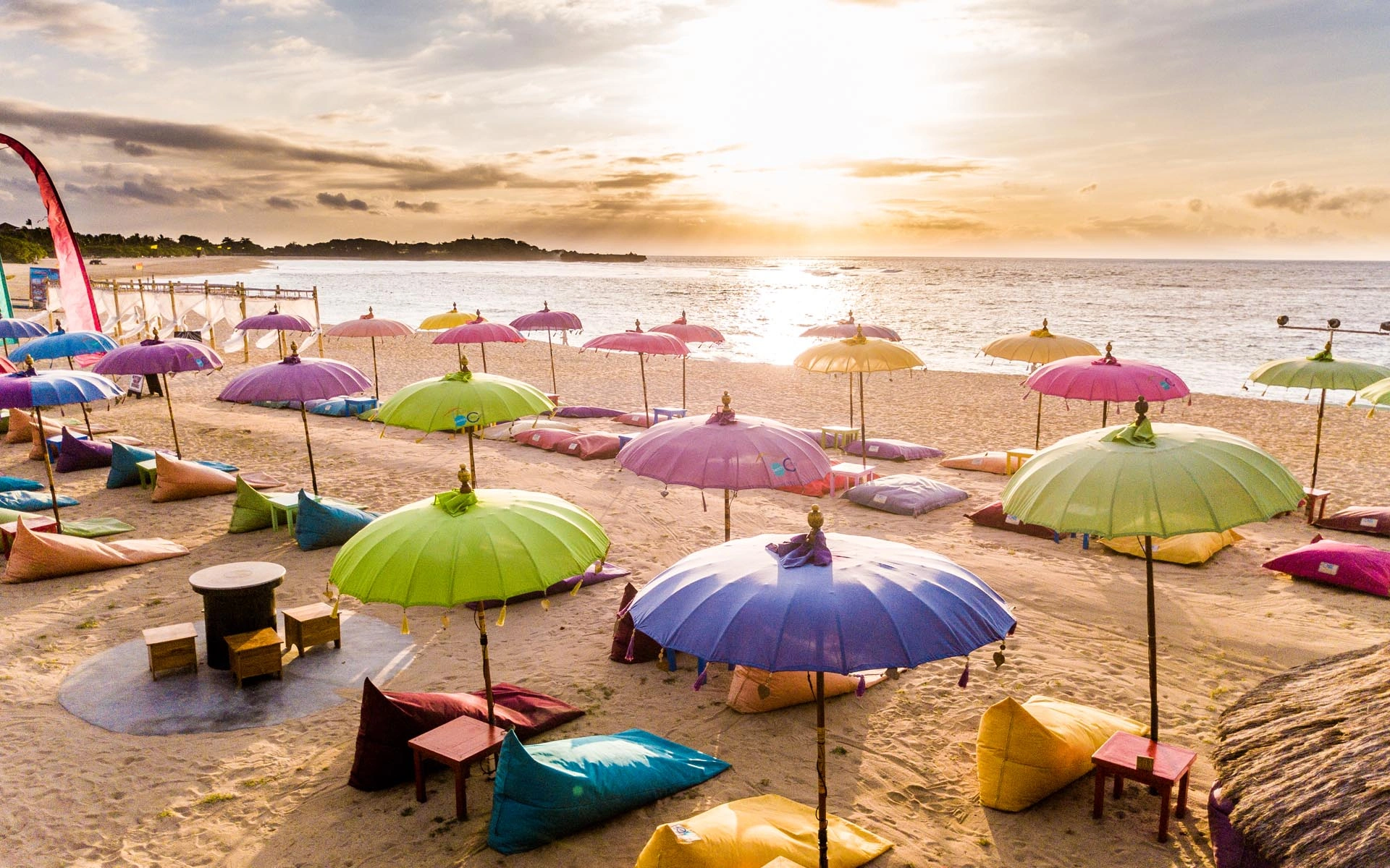 Mengiat Beach around sunrise