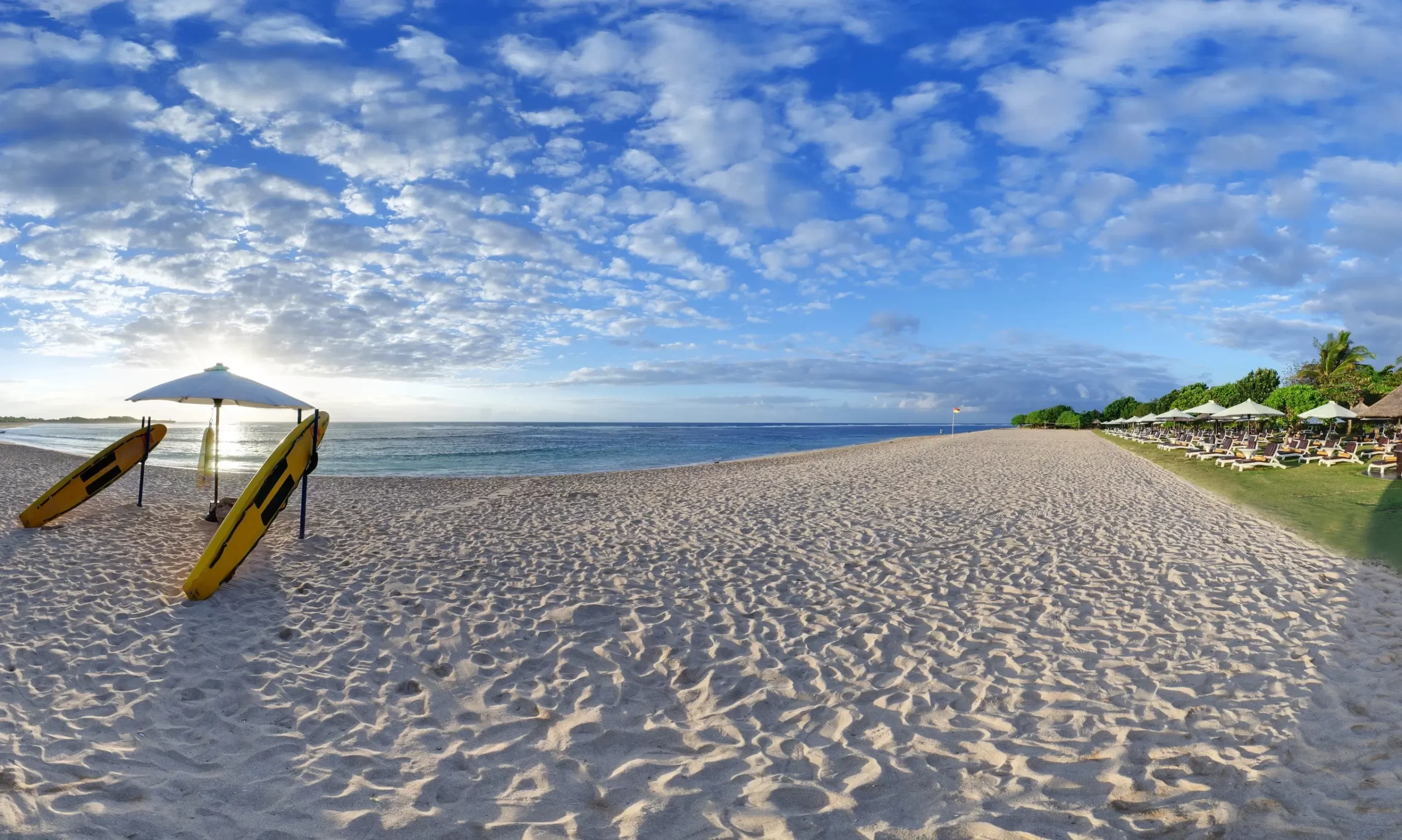 Mengiat Beach in front of Ayodya Resort Bali