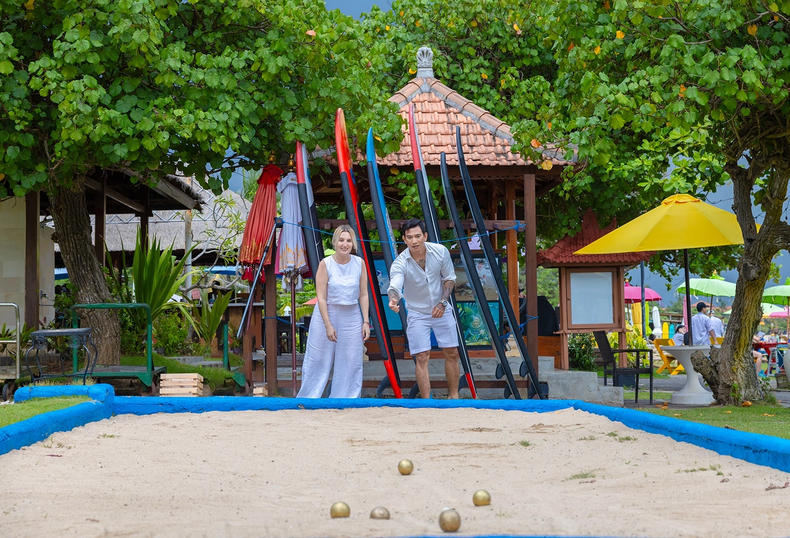 Boccia on the beach