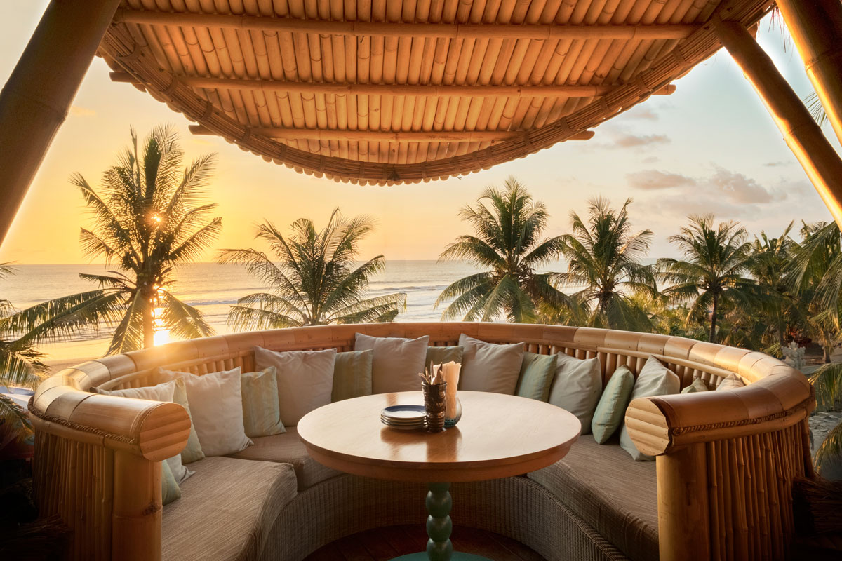 Azul Beach Club — Sunlit sunset lounge