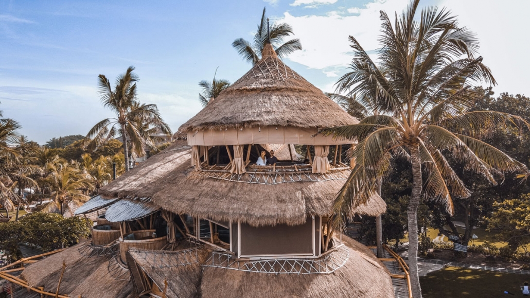 Azul Beach Club — Bamboo architecture