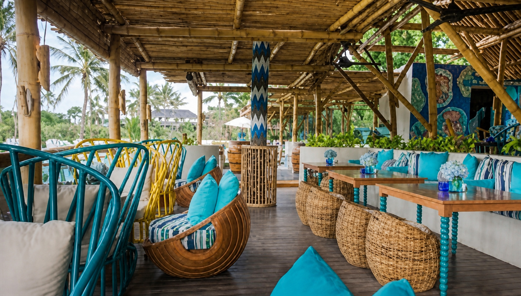Azul Beach Club pool day