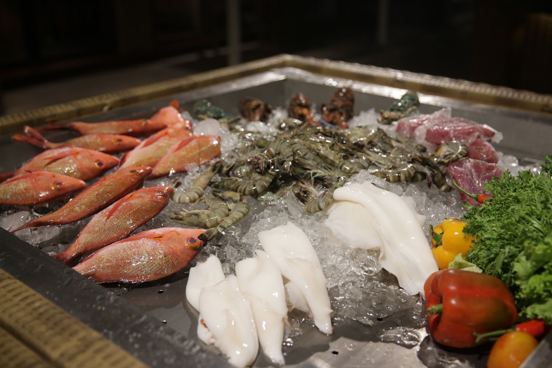 Seafood display