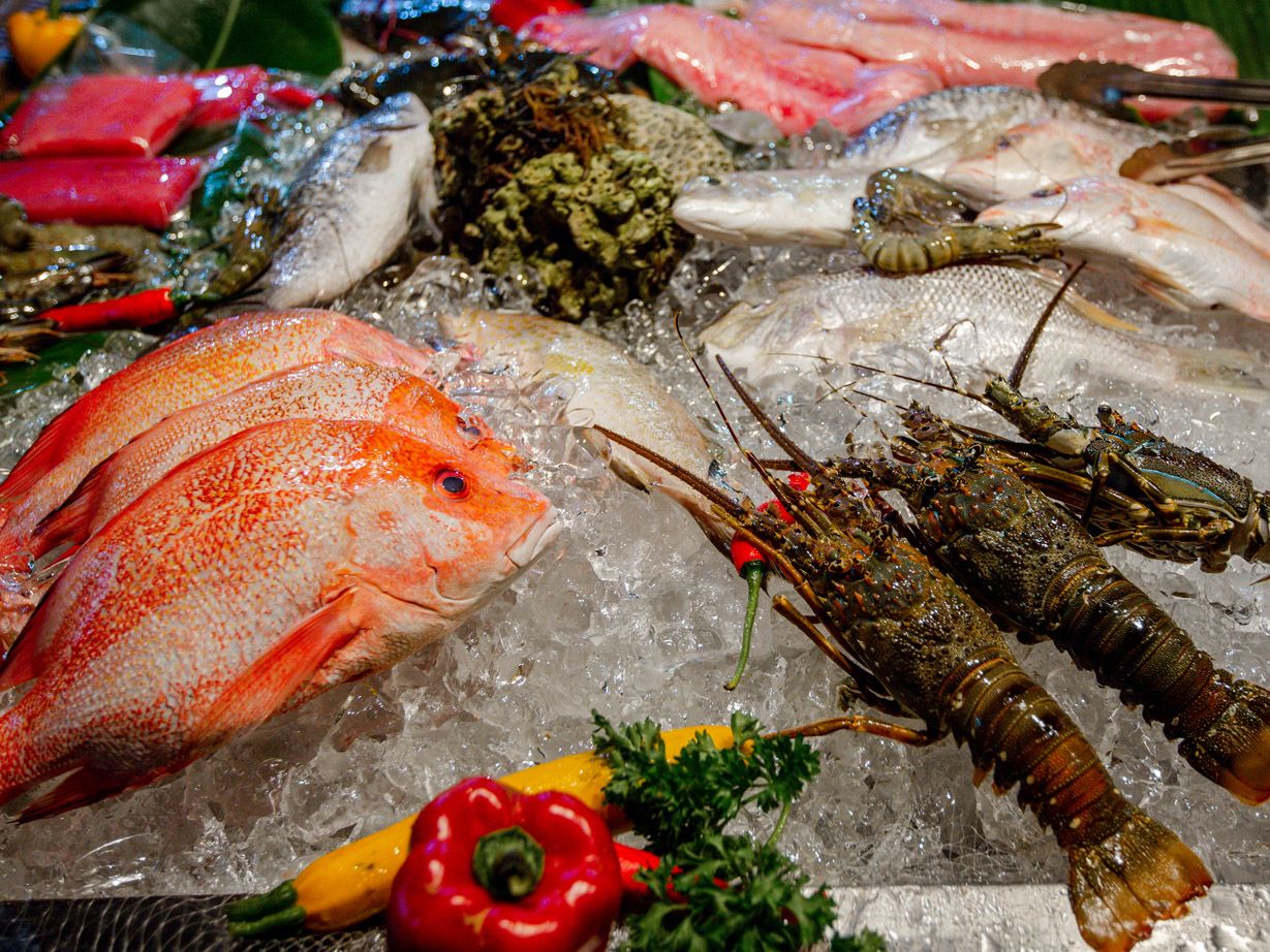 Seafood selection