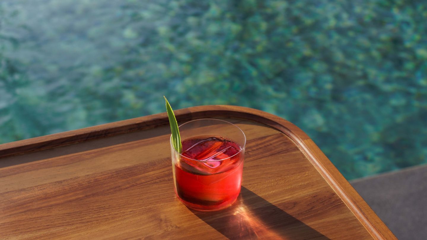 Poolside cocktails