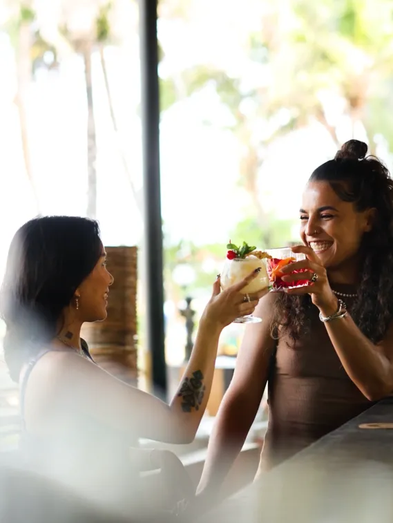Byrdhouse Beach Club — Guests in the lounge