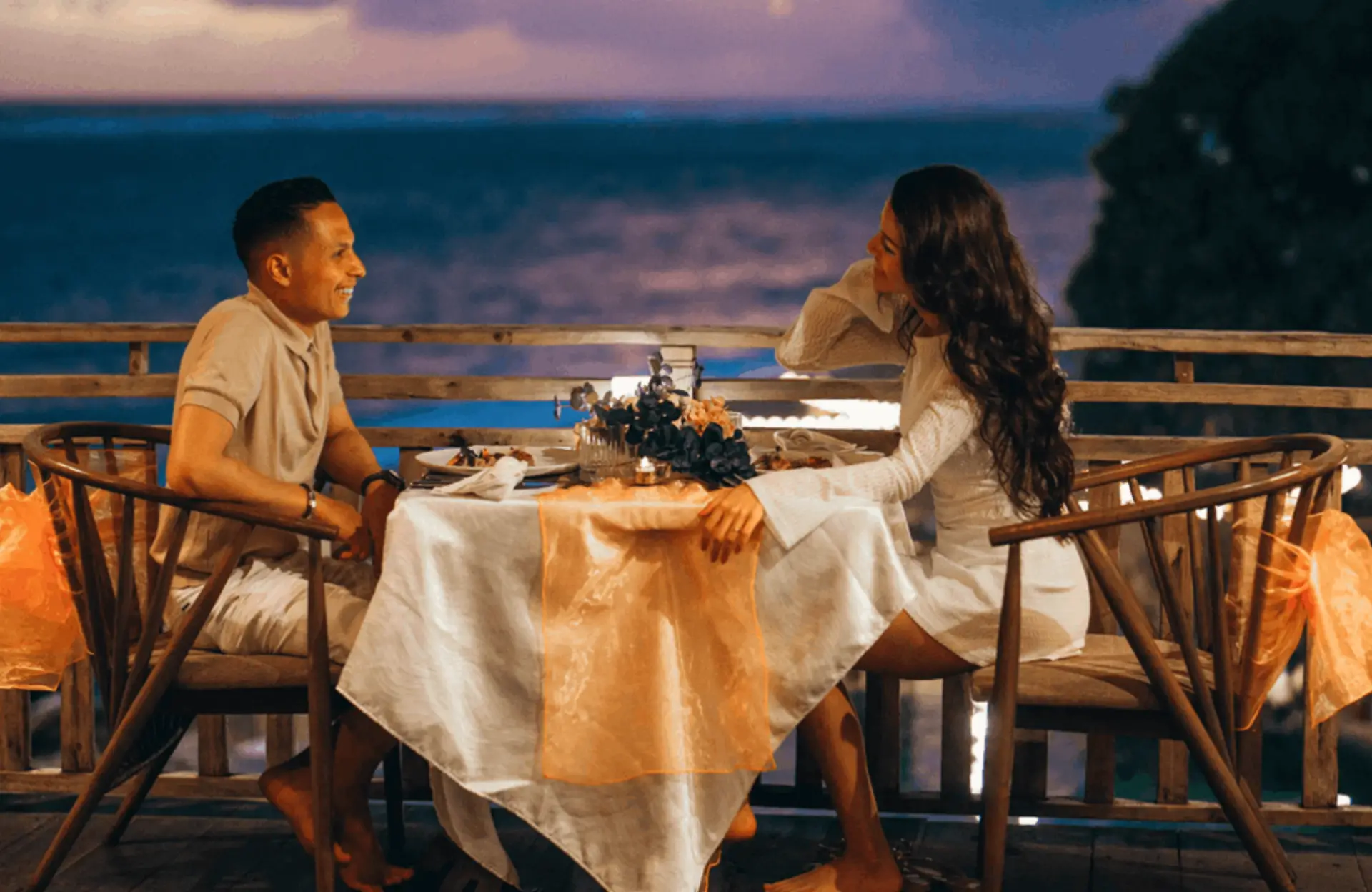Canna Bali — A dinner scene at dusk