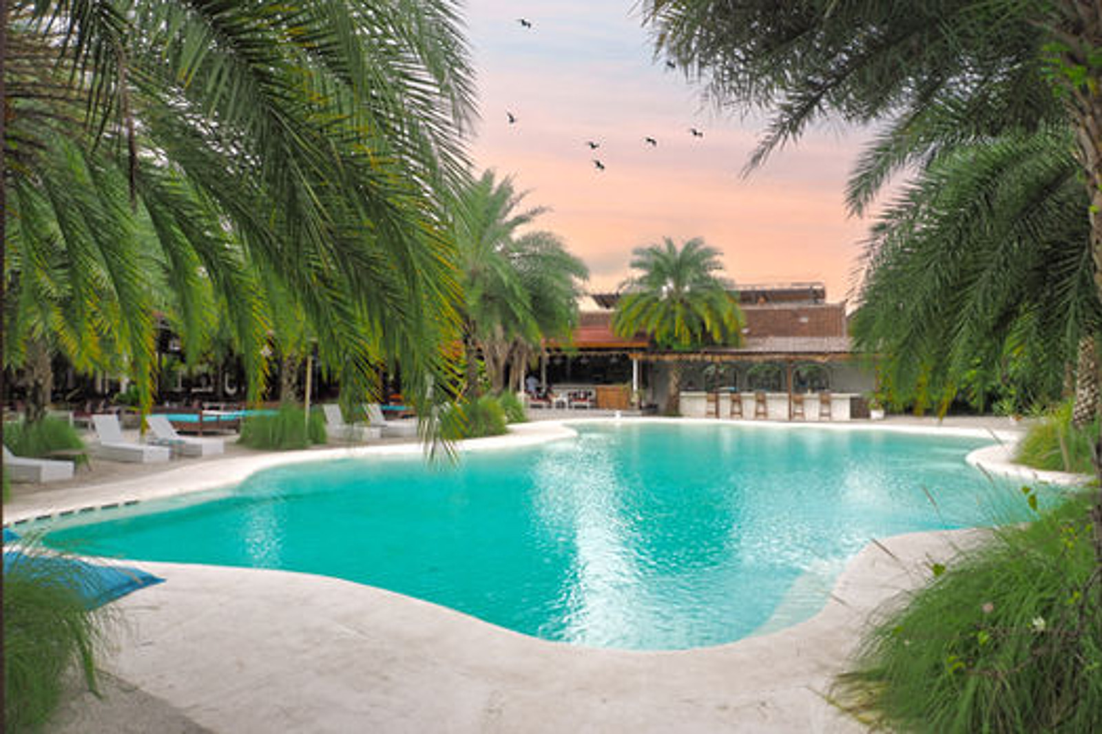 CP Lounge Ubud white sand pool oasis
