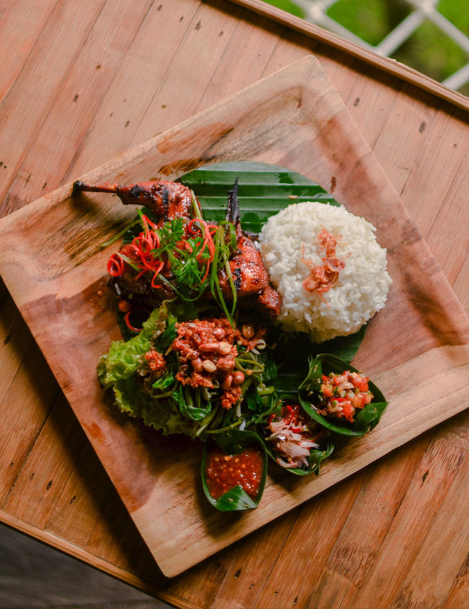 Rice and Side-Dish Plate