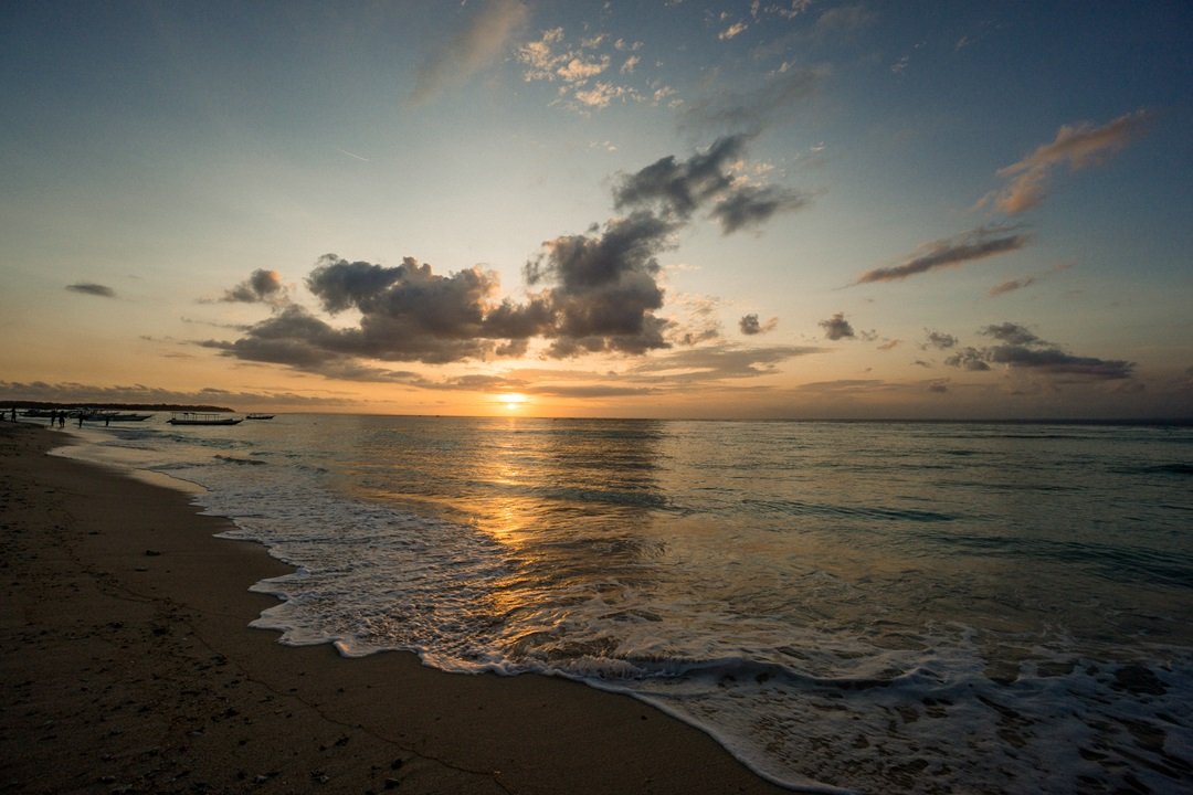 ライトハウスビーチの夕景