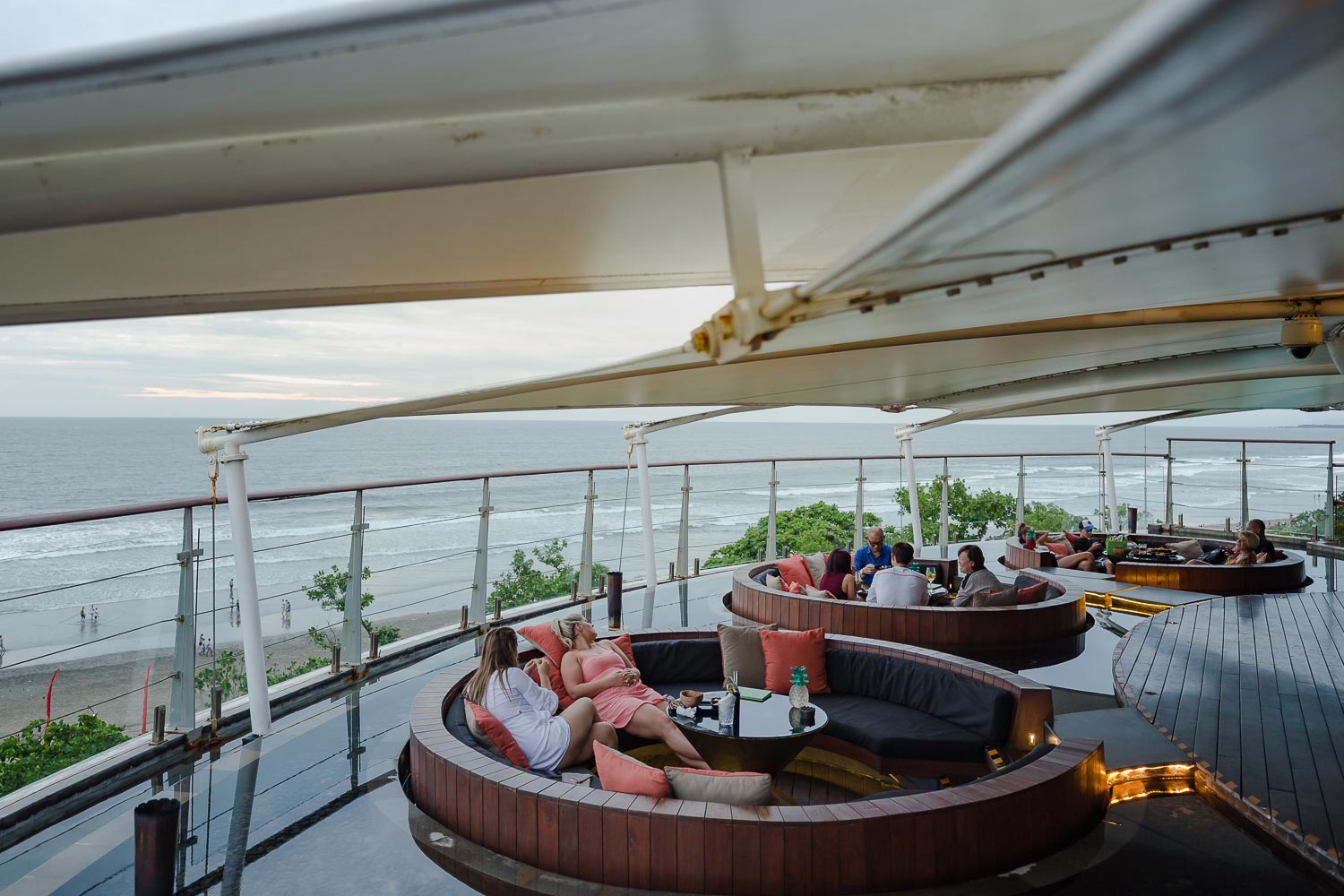 Double-Six Rooftop Sunset Bar — Daytime rooftop lounge
