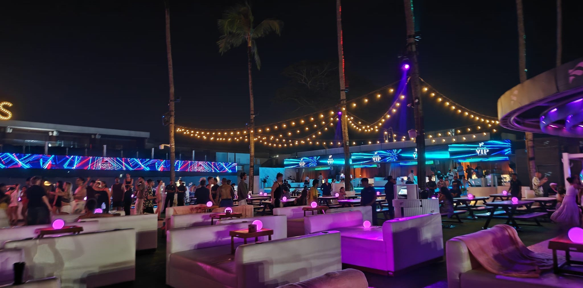 Photogenic venue scene at FINNS Beach Club.