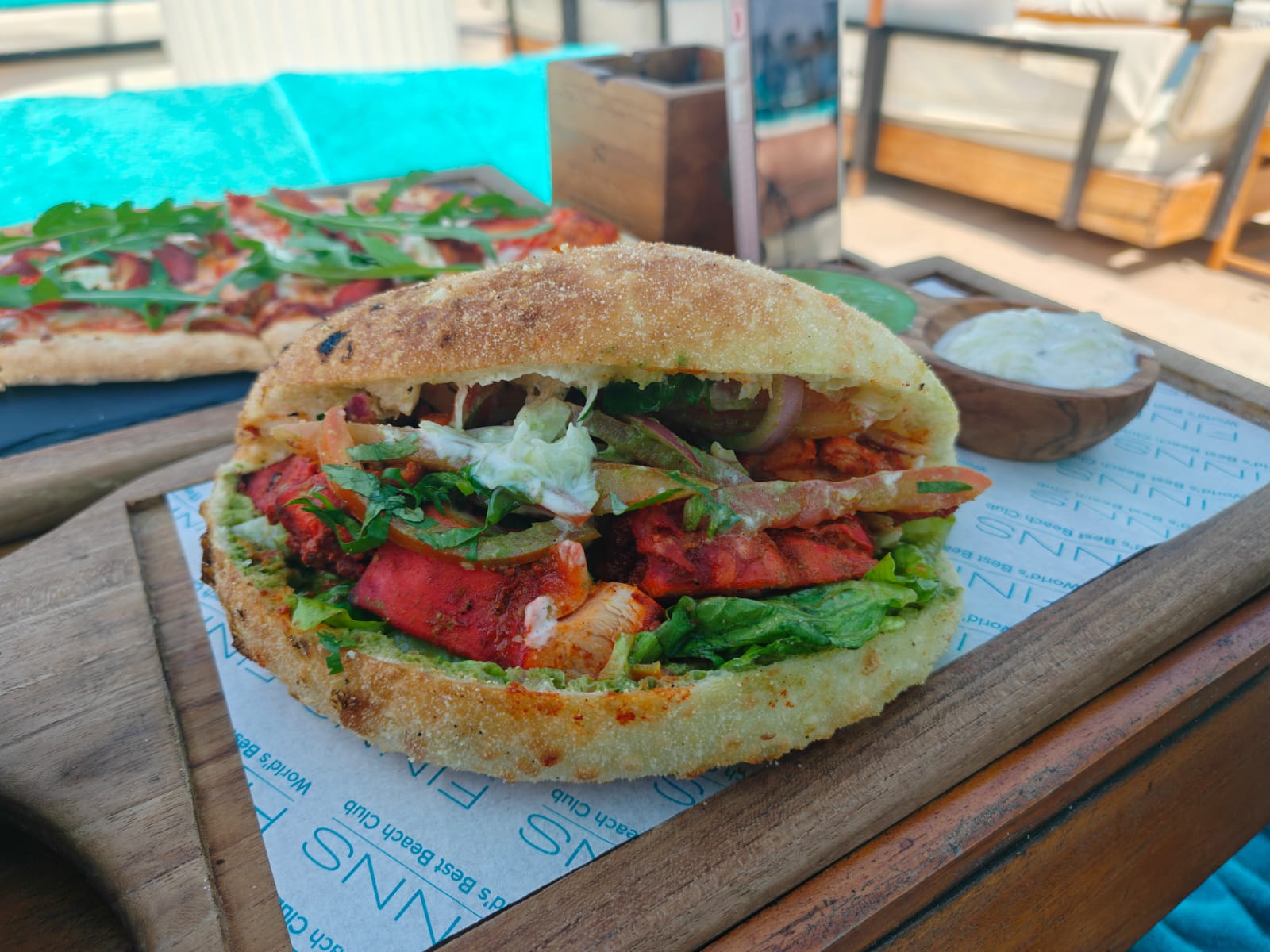 Tandoori chicken kebab