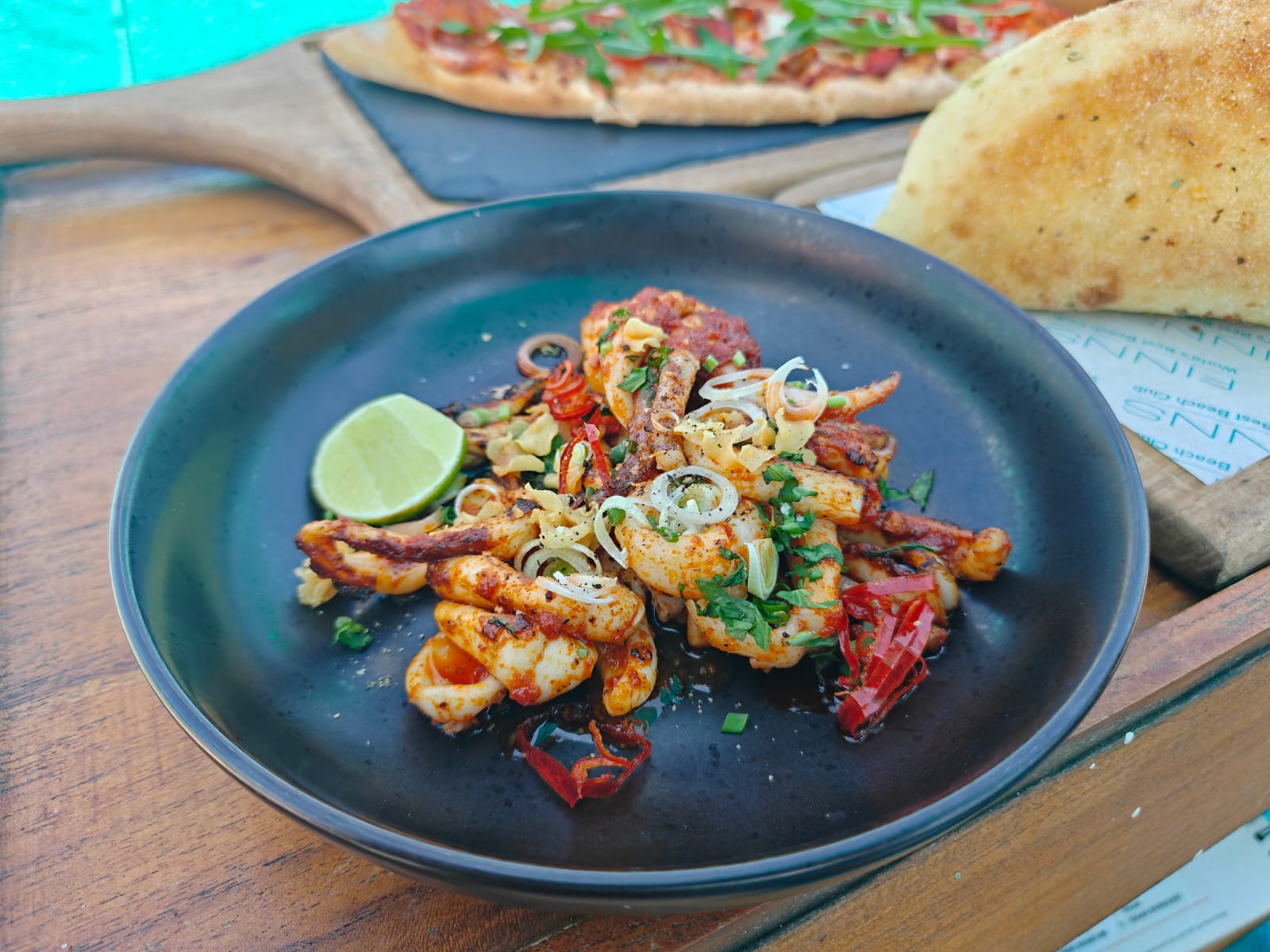 Grilled squid