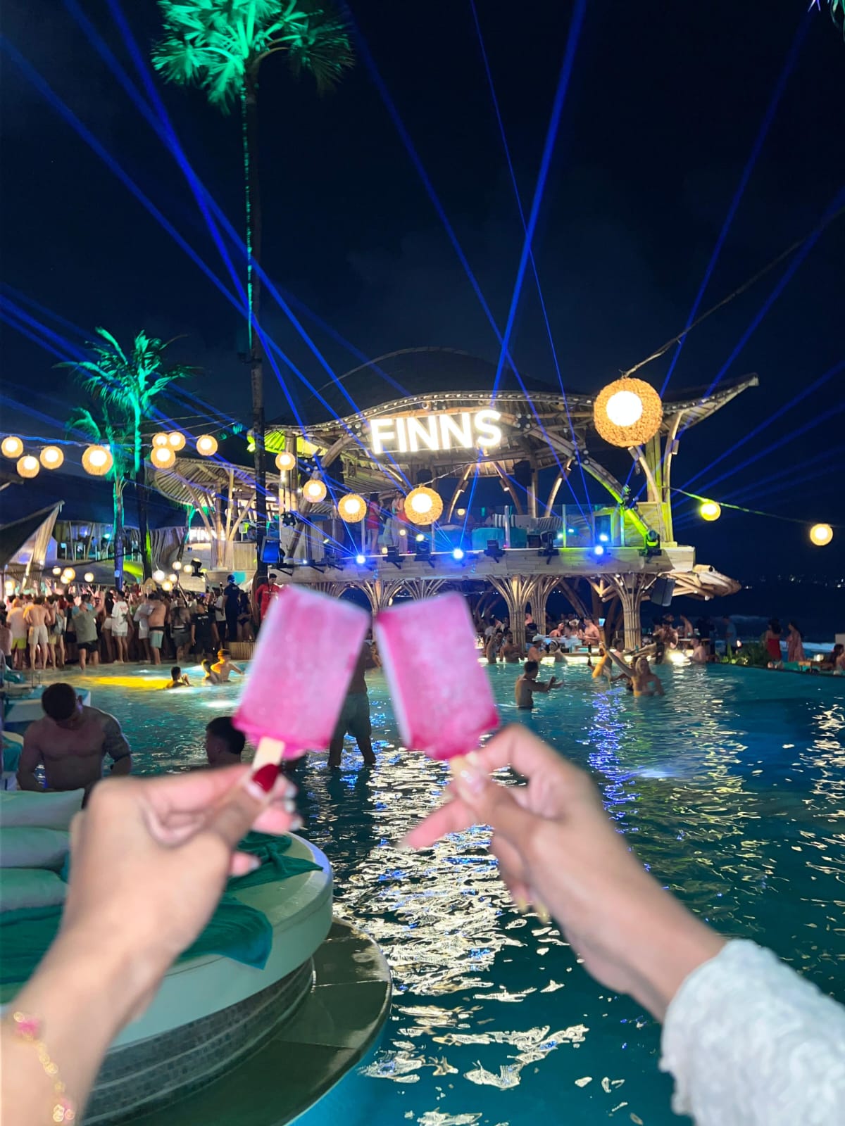 Poolside popsicle