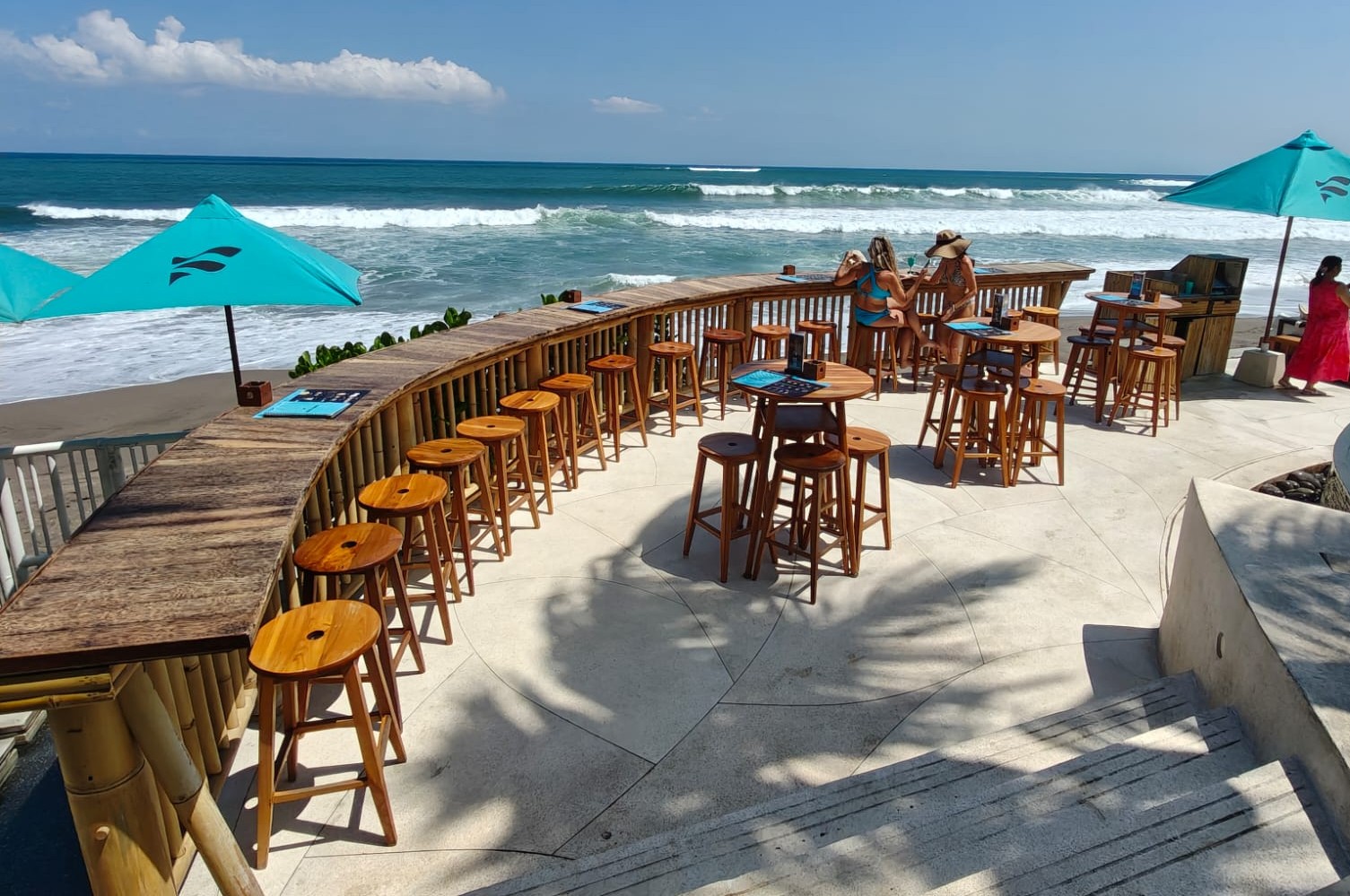 Photogenic venue scene at FINNS Beach Club.