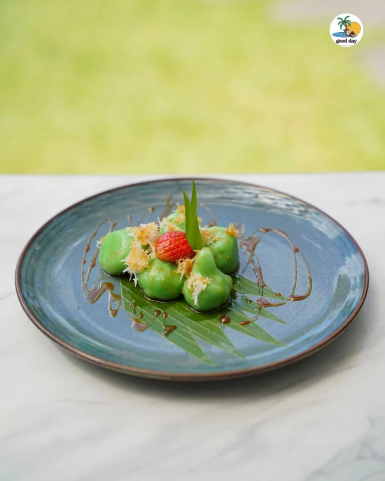 Dessert hijau sebagai penutup
