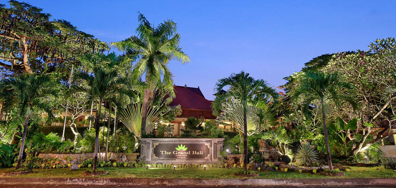 Entrance exterior at The Grand Bali Beach Club