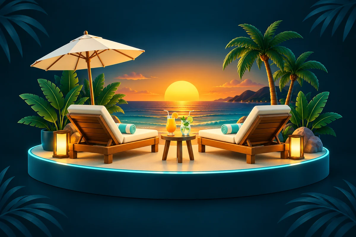 Sunset illustration