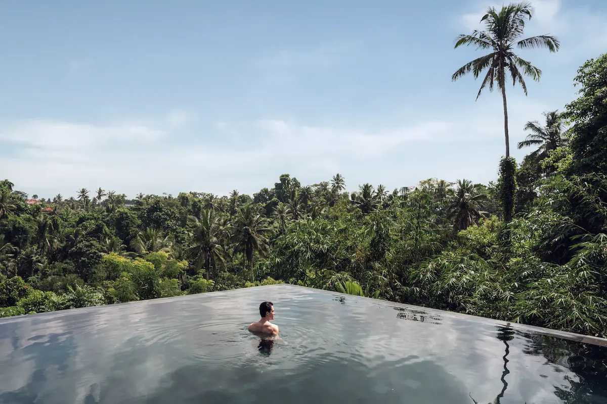 Forest-view pool