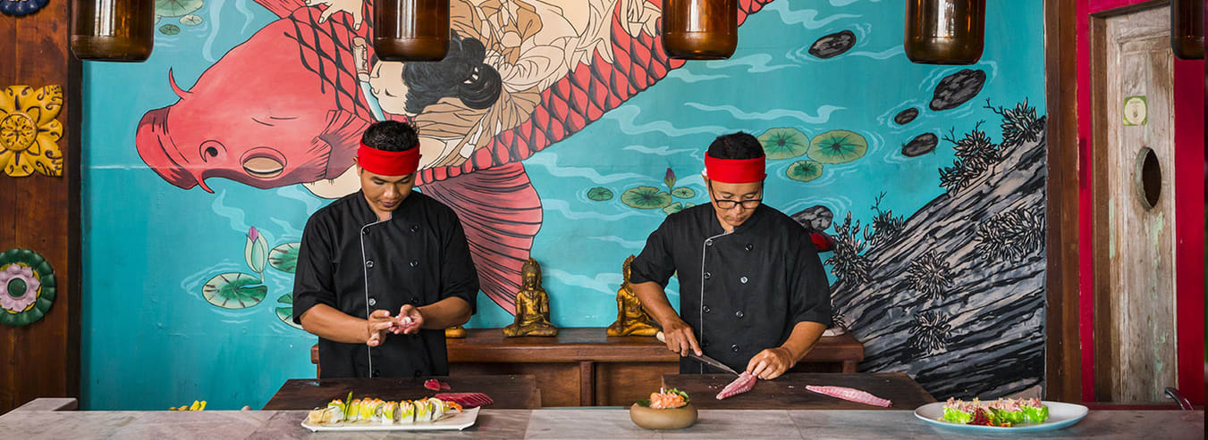 Sushi counter