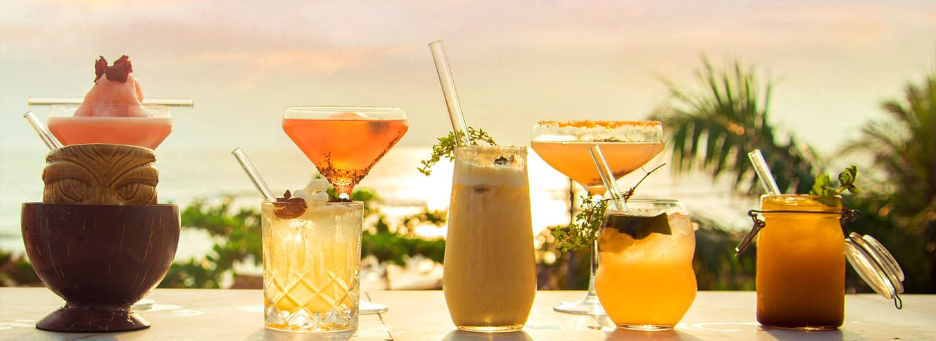 Cocktails for the ocean view