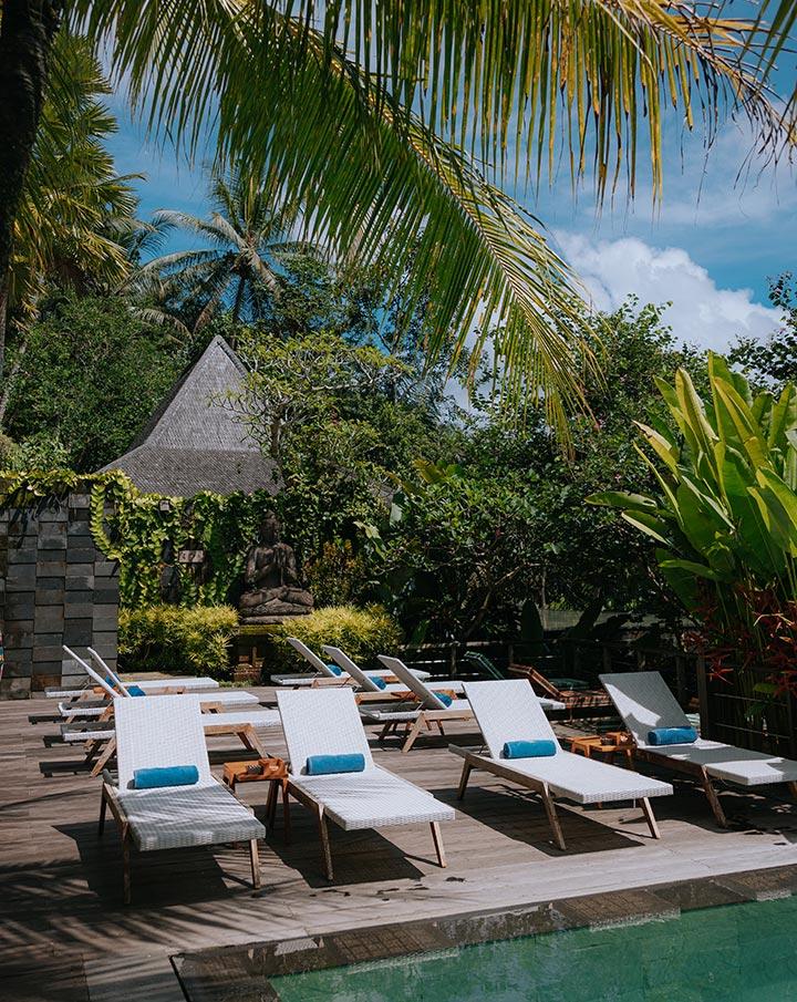 Area pool dan bar Jungle Fish Pool Bar