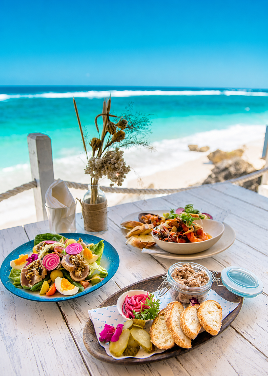 Karma Food With the Ocean in Front