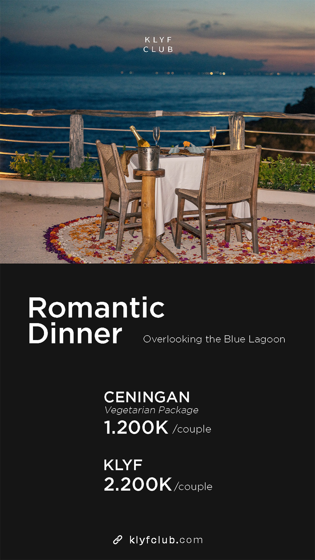 Setup Paket Romantic Dinner