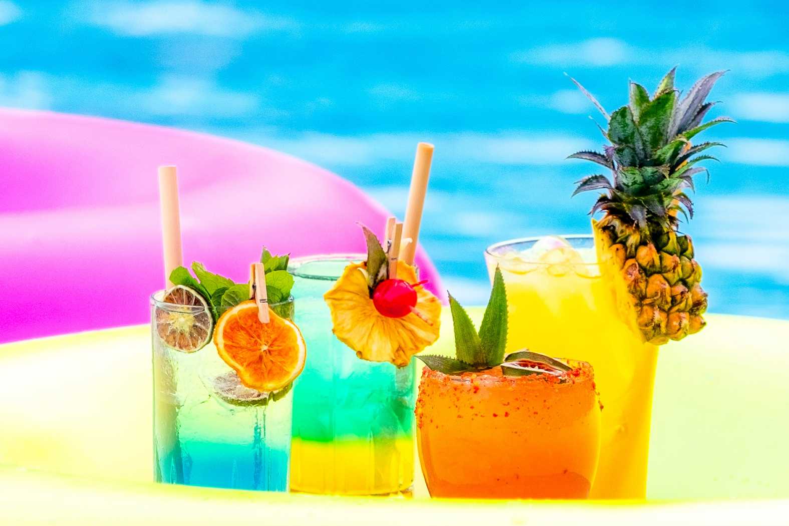 Beachside drinks