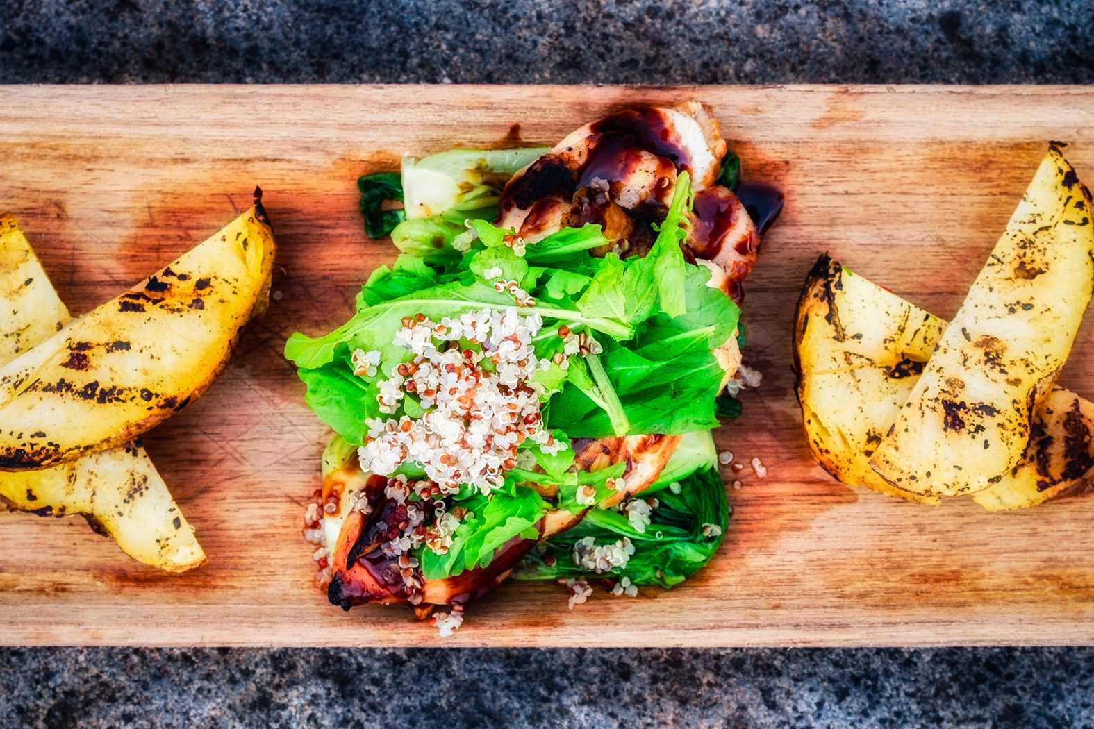 Grilled dish