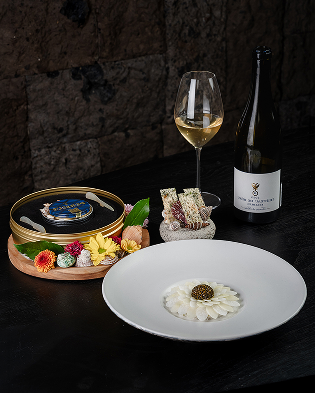 Hidangan dan wine