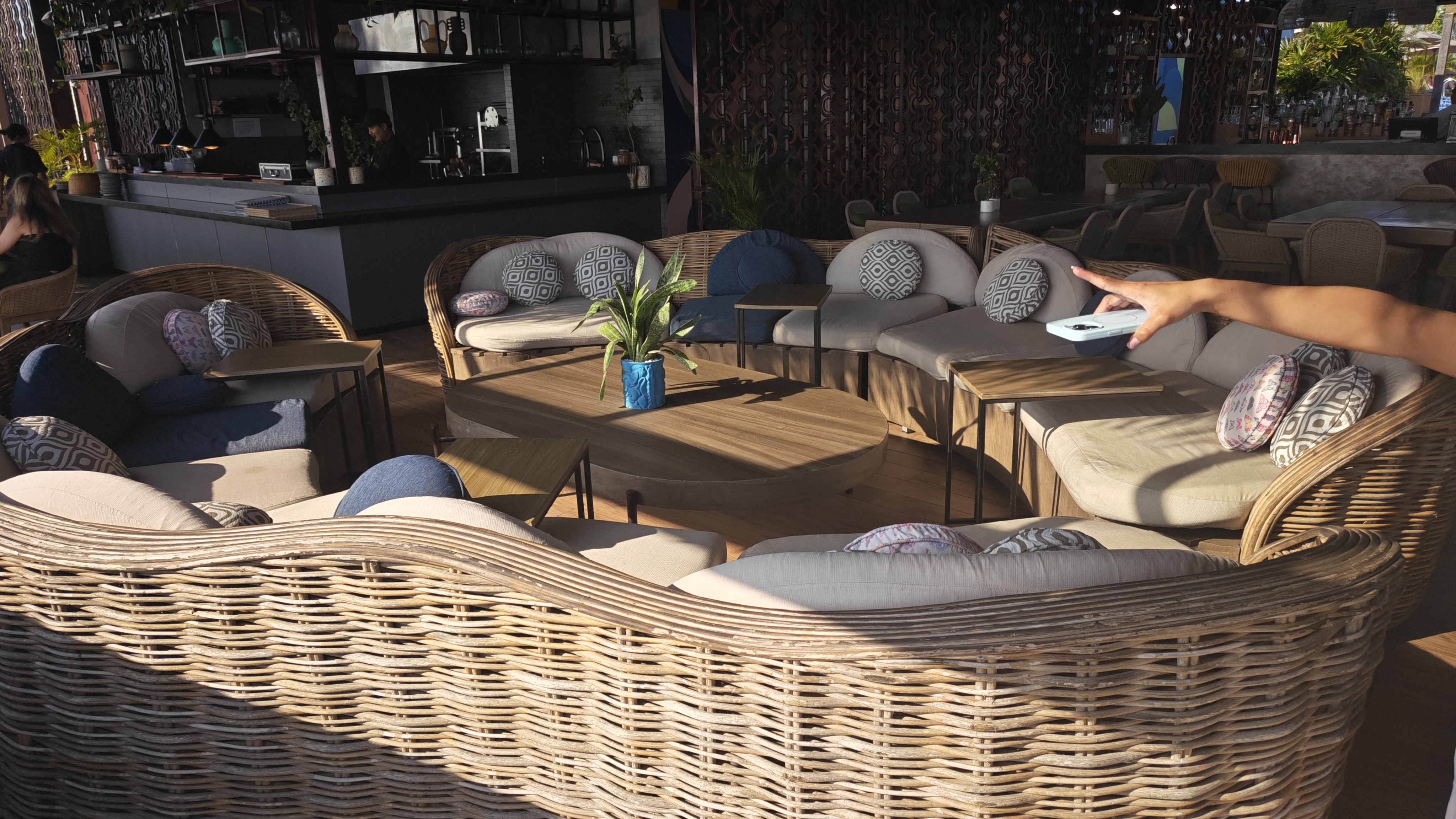 Sofa lounge melingkar