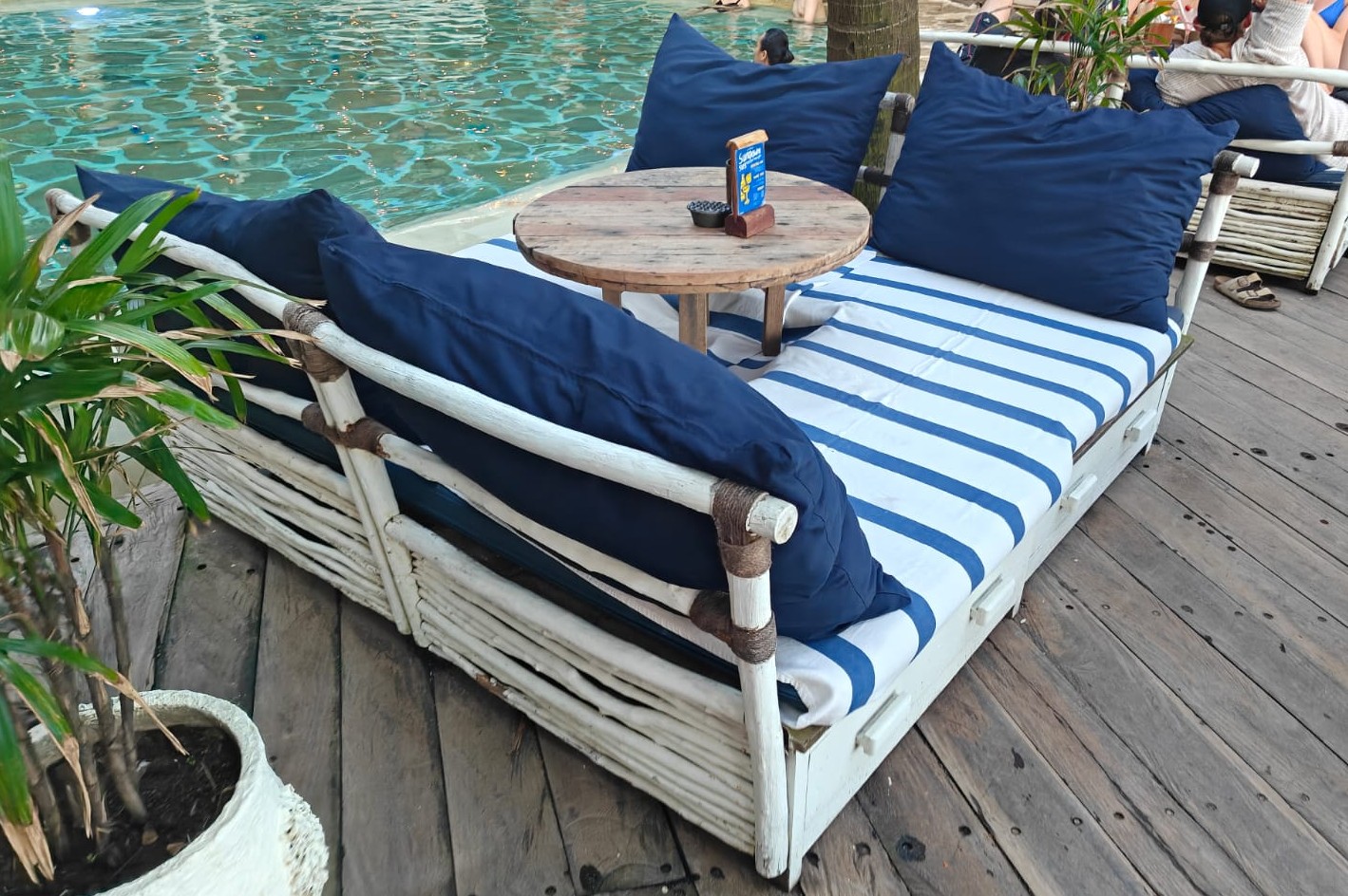 Double Bed Pool Side