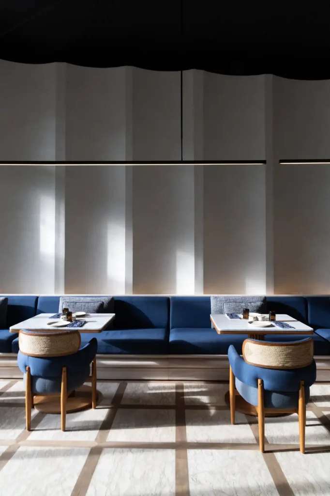 Dusk indoor dining