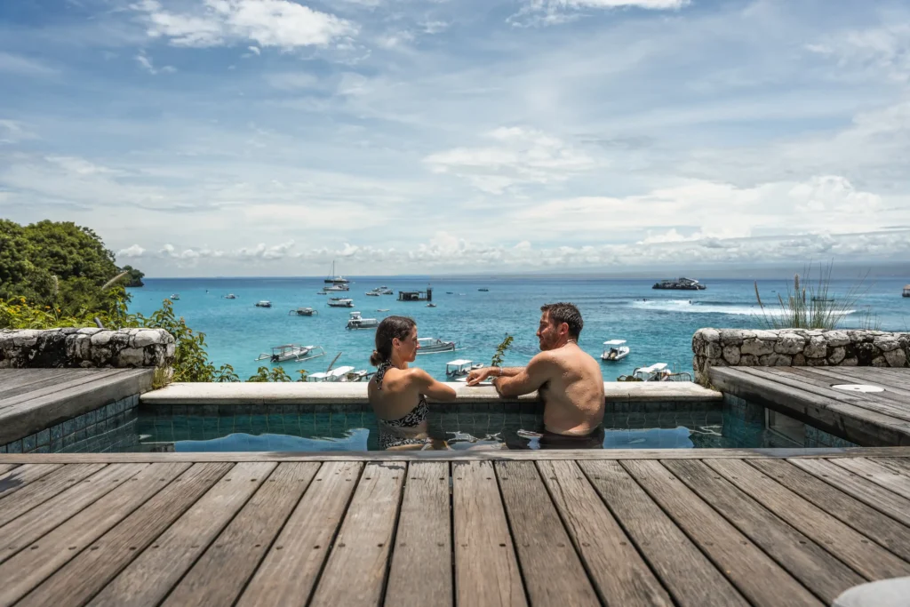 Cold plunge at the Sundeck