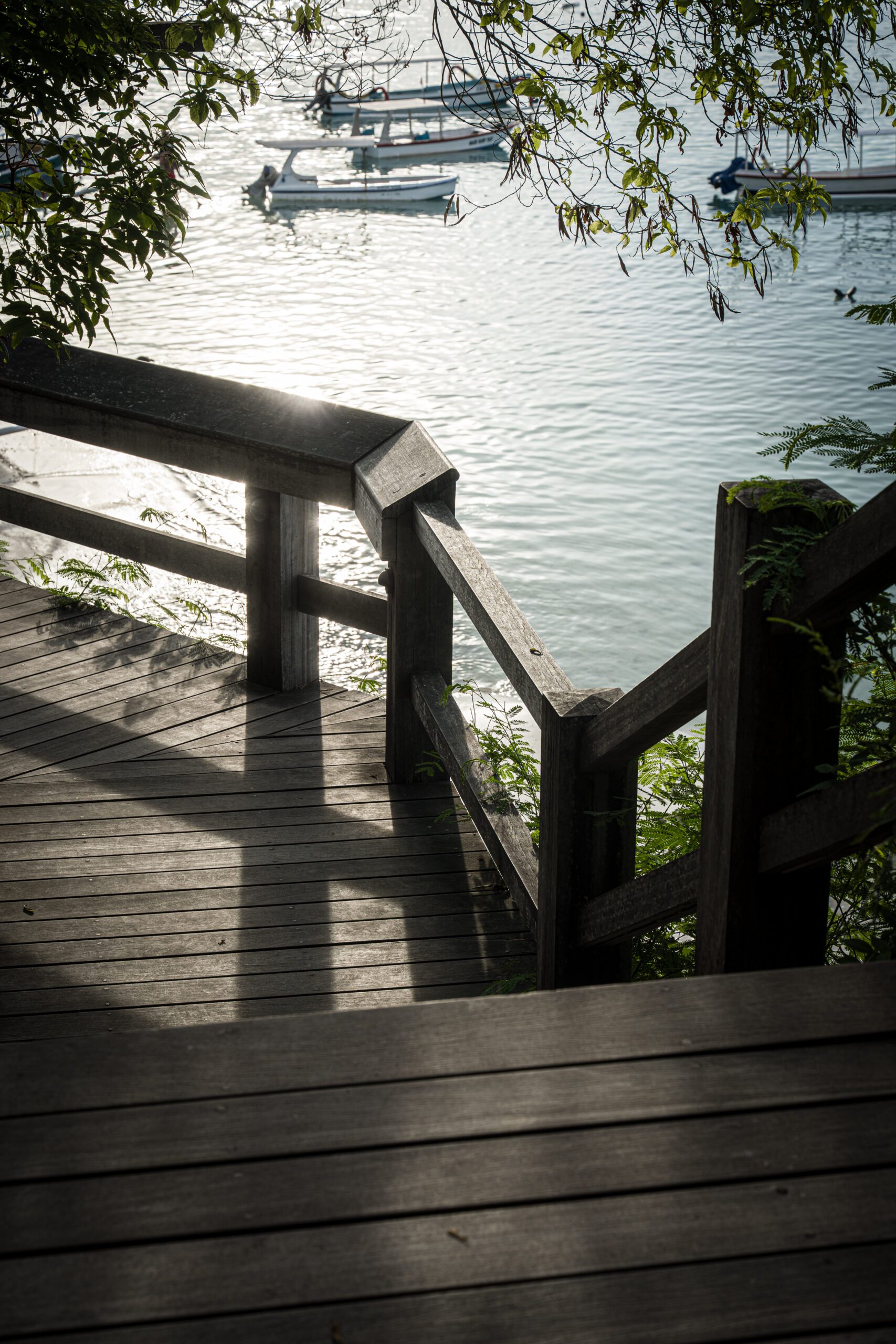 Sea views from the Boardwalk steps
