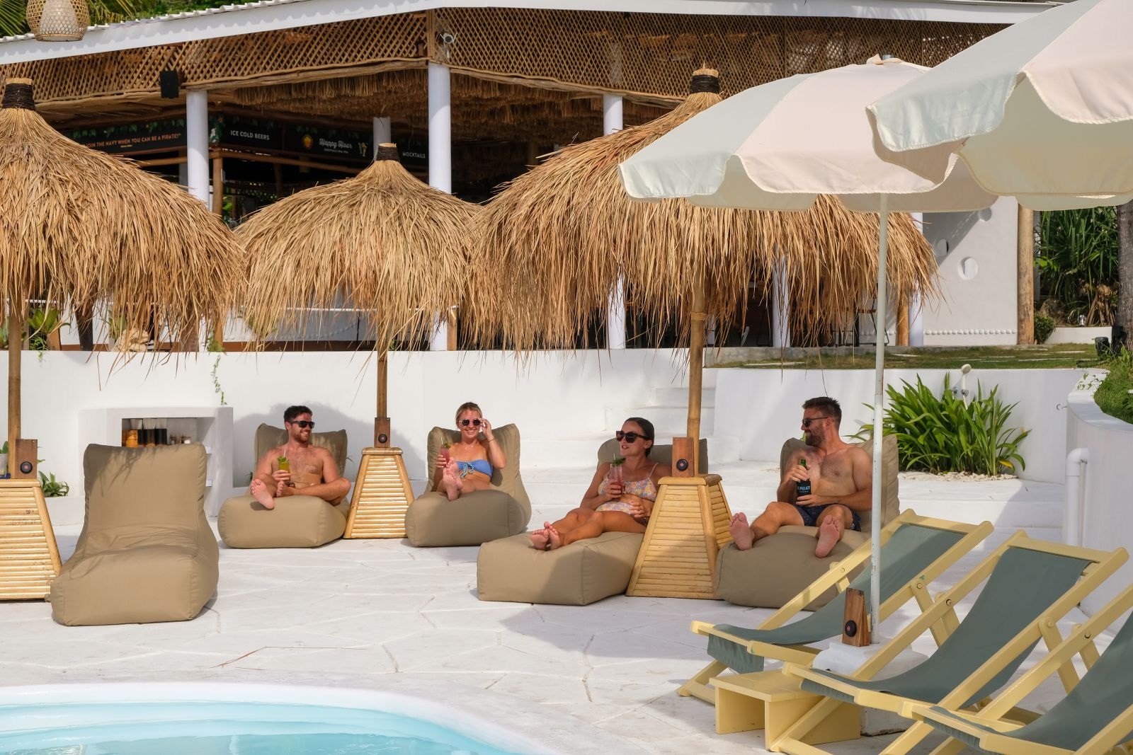 Deck beanbags