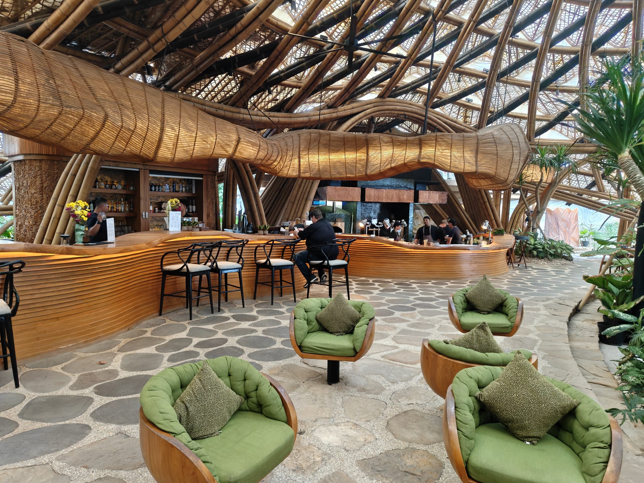 Food or drink at Luna Beach Club.