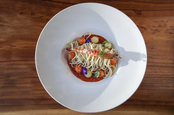 魚介のパスタ