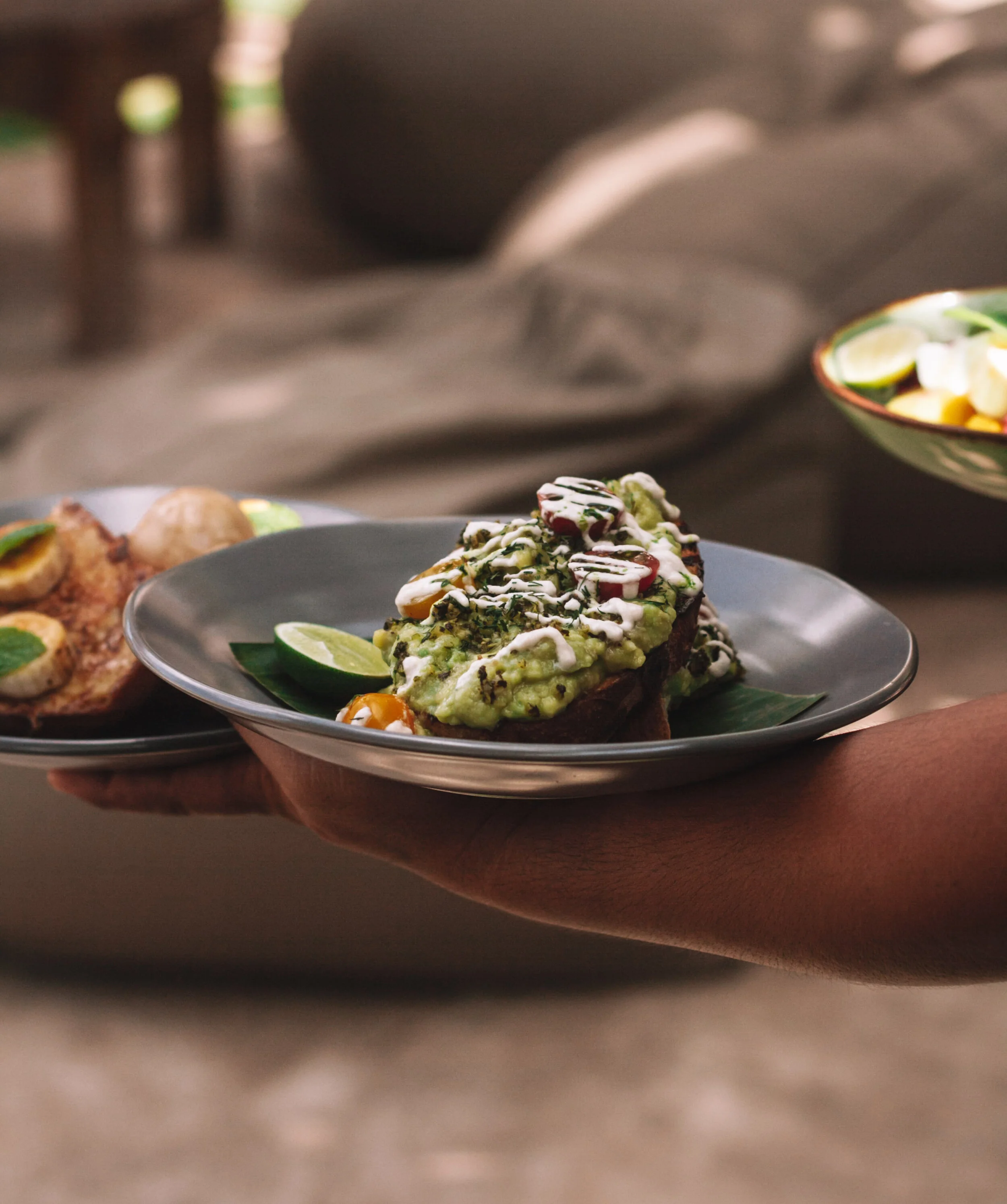 Plated food
