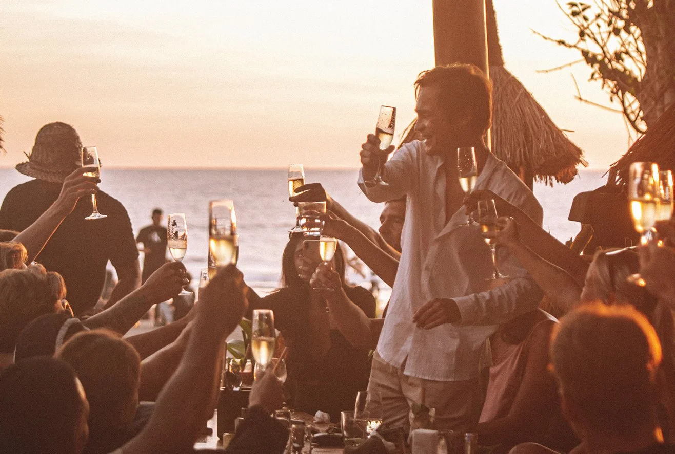 Mano Beach House — Evening beside the sea