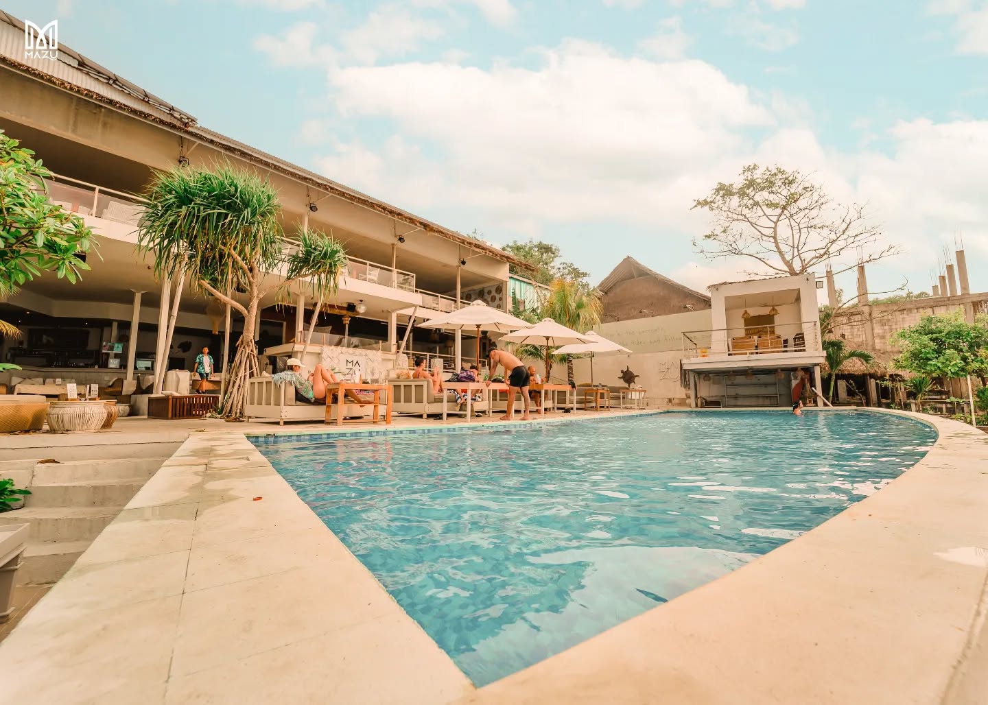 Mazu Beach Club Bali pool day