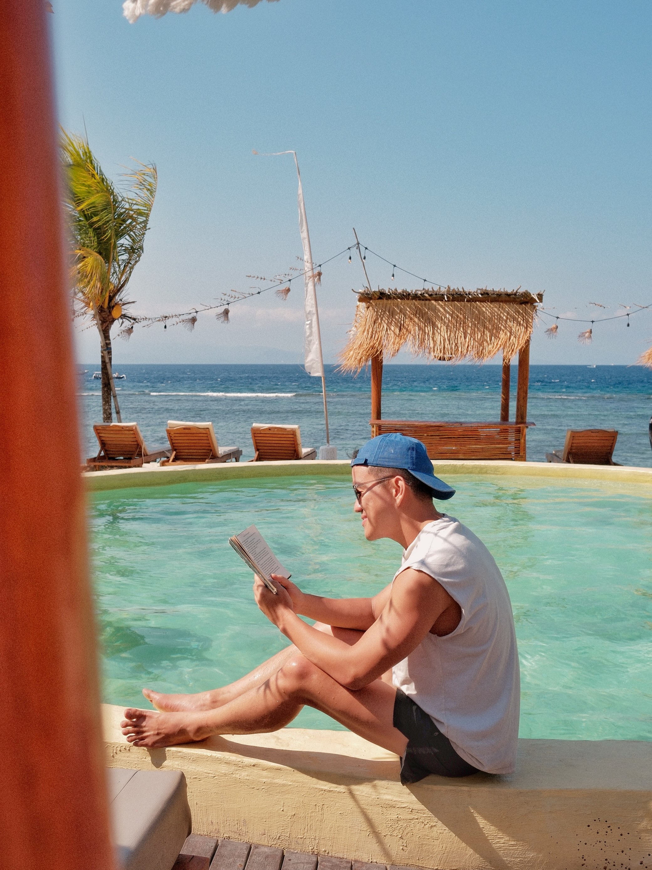 Nomé Beach Clubの海を望むプール