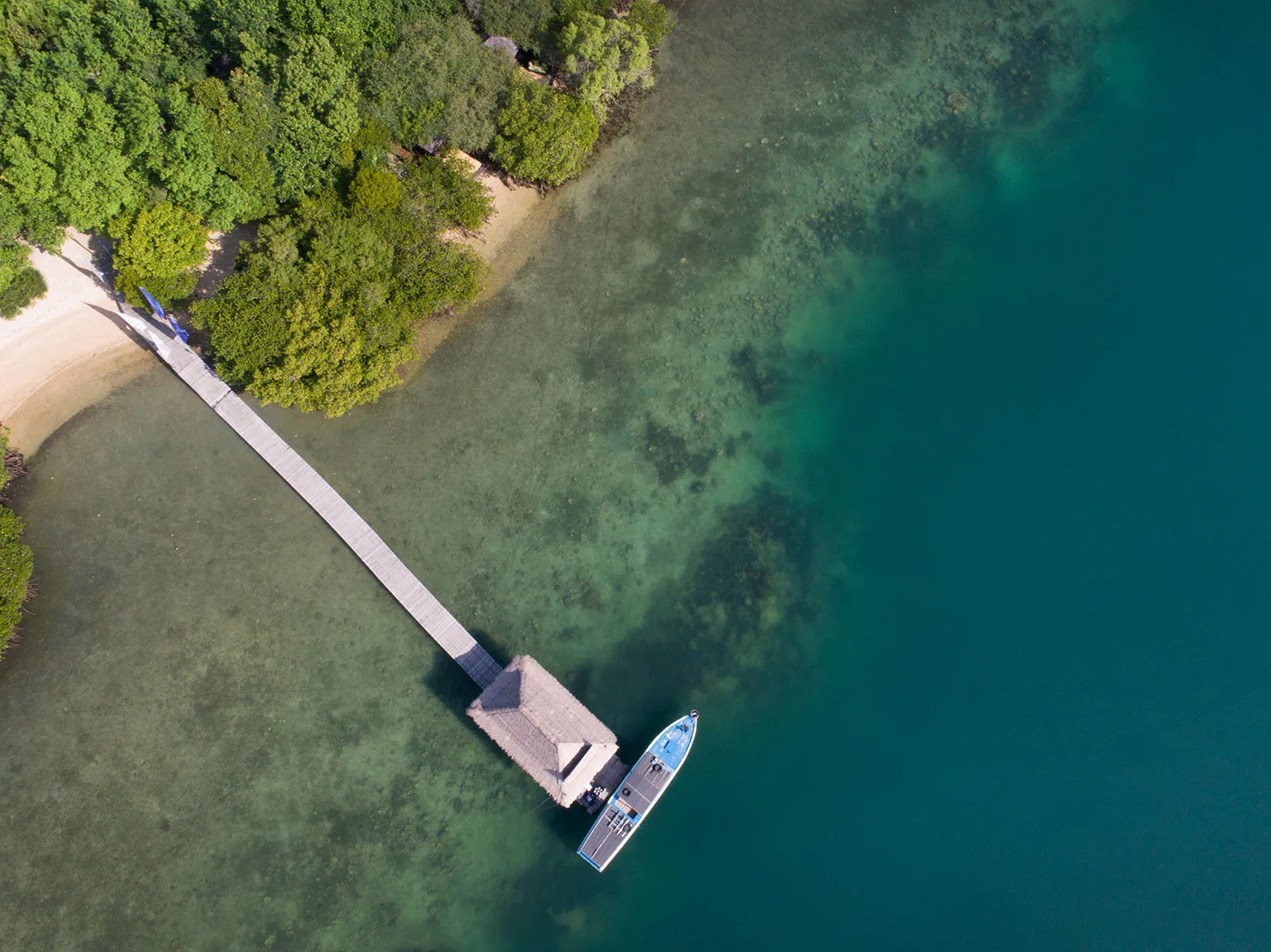 Jetty over the Sea